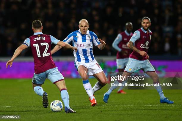 Aaron Mooy of Huddersfield Town during the Sky Bet Championship match between Huddersfield Town and Aston Villa at John Smith's Stadium on March 7,...