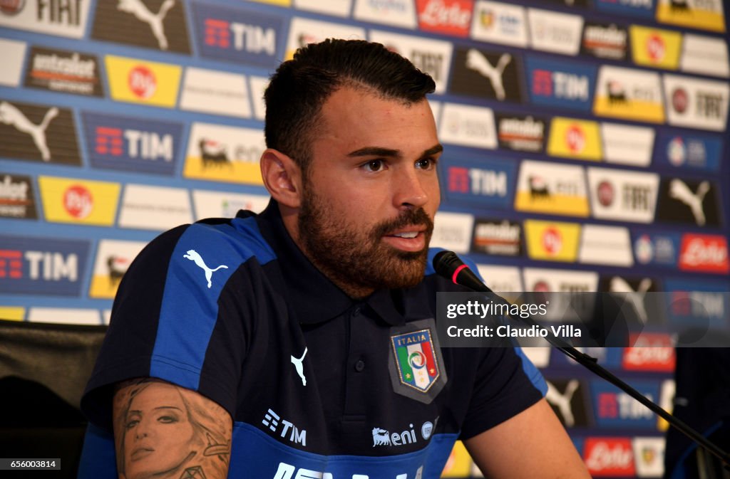 Italy Training Session And Press Conference