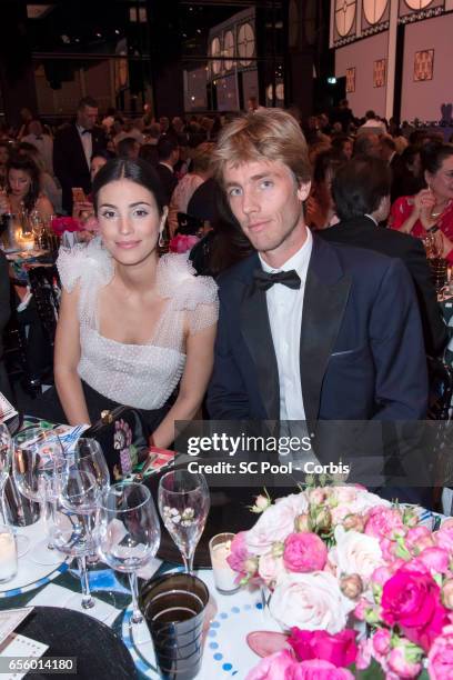 Alessandra de Osma and Prince Christian of Hanover attend the Rose Ball 2017 Secession Viennoise To Benefit The Princess Grace Foundation at Sporting...