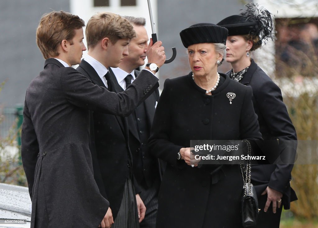 Prince Richard Funeral Service In Bad Berleburg