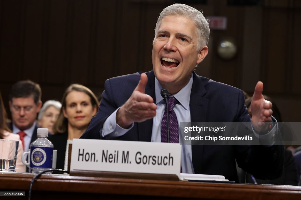 Senate Holds Confirmation Hearing For Supreme Court Nominee Neil Gorsuch