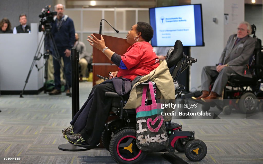 Disability Rights Advocates Speak Against Proposed MBTA Cuts