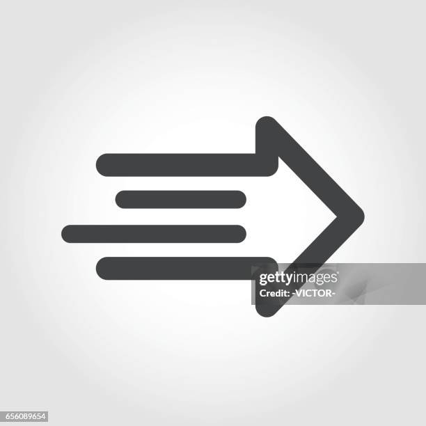 speed icon - iconic series - acceleration icon stock illustrations