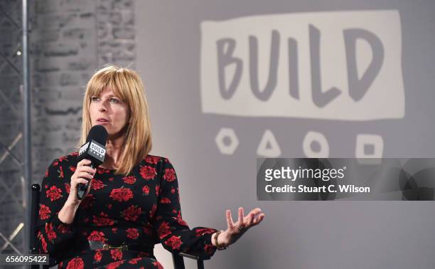 Kate Garraway joins BUILD for a live interview at their London studio at AOL on March 21, 2017 in London, United Kingdom.