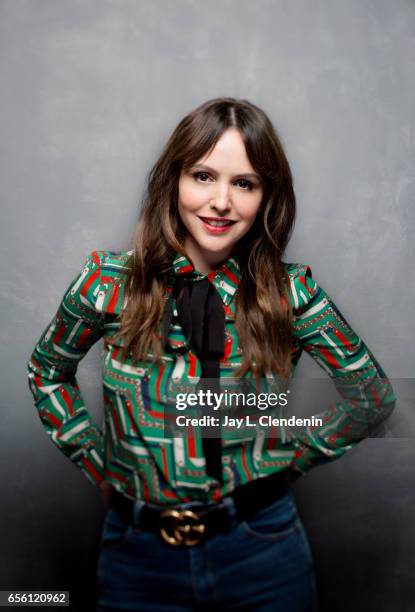 Director and Actress Michelle Morgan, from the film, "L.A. Times," is photographed at the 2017 Sundance Film Festival for Los Angeles Times on...