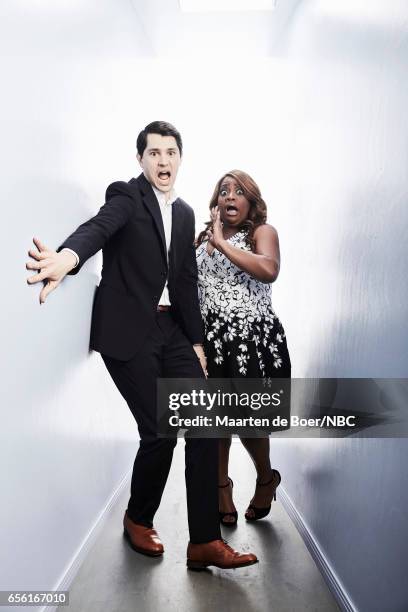 NBCUniversal Portrait Studio, March 2017 -- Pictured: Nicholas D'Agosto, Sherri Shepherd "Trial & Error" -- on March 20, 2017 in Los Angeles,...