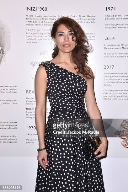 Caterina Murino attends a dinner for 'Damiani - Un Secolo Di Eccellenza' at Palazzo Reale on March 21, 2017 in Milan, Italy.