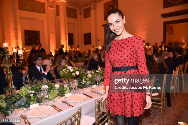 Laura Barriales attends a dinner for 'Damiani - Un Secolo Di Eccellenza' at Palazzo Reale on March 21, 2017 in Milan, Italy.