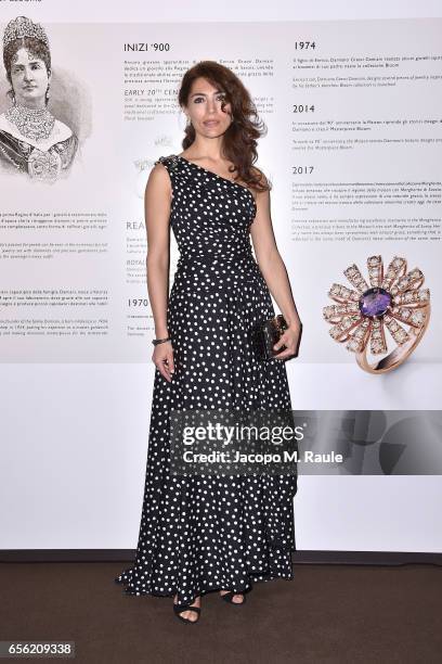 Caterina Murino attends a dinner for 'Damiani - Un Secolo Di Eccellenza' at Palazzo Reale on March 21, 2017 in Milan, Italy.