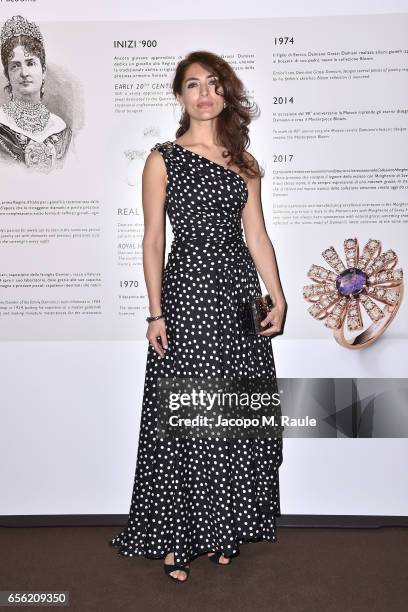 Caterina Murino attends a dinner for 'Damiani - Un Secolo Di Eccellenza' at Palazzo Reale on March 21, 2017 in Milan, Italy.