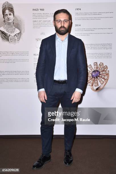 Giuseppe De Bellis attends a dinner for 'Damiani - Un Secolo Di Eccellenza' at Palazzo Reale on March 21, 2017 in Milan, Italy.
