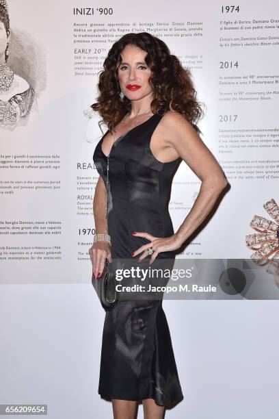 Gabriella Dompe attends a dinner for 'Damiani - Un Secolo Di Eccellenza' at Palazzo Reale on March 21, 2017 in Milan, Italy.