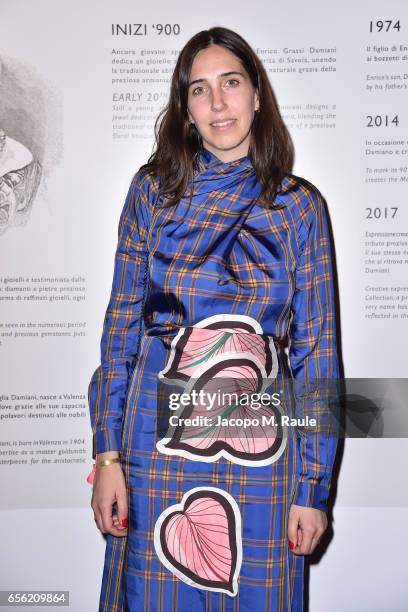 Enrica Ponzellini attends a dinner for 'Damiani - Un Secolo Di Eccellenza' at Palazzo Reale on March 21, 2017 in Milan, Italy.