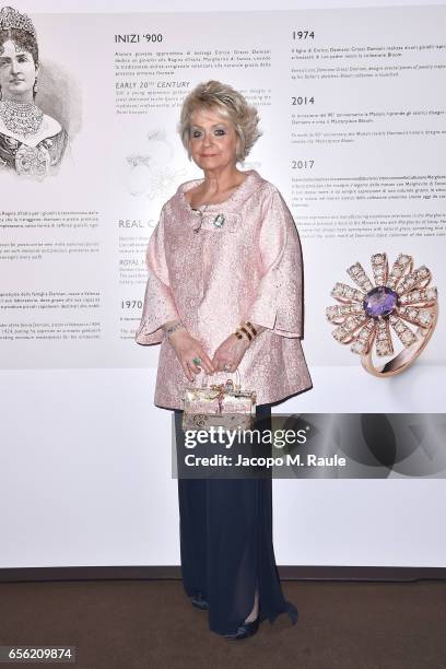 Daniela Javarone, attends a dinner for 'Damiani - Un Secolo Di Eccellenza' at Palazzo Reale on March 21, 2017 in Milan, Italy.