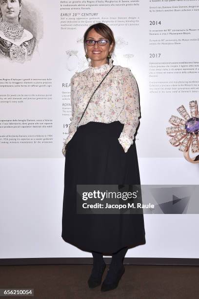 Maria Elena Viola attends a dinner for 'Damiani - Un Secolo Di Eccellenza' at Palazzo Reale on March 21, 2017 in Milan, Italy.