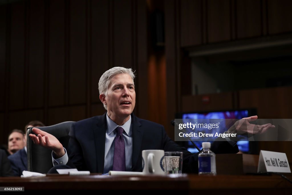 Senate Holds Confirmation Hearing For Supreme Court Nominee Neil Gorsuch