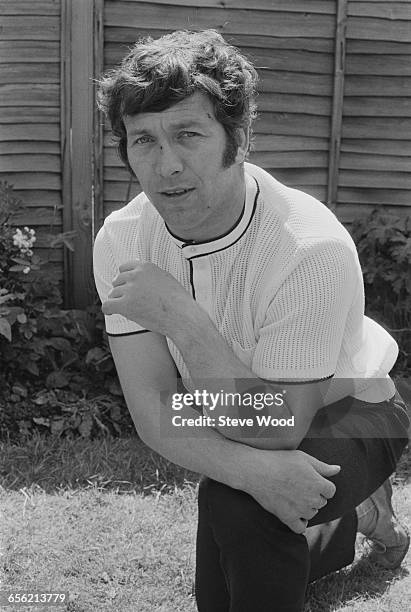 British Lions rugby captain John Dawes at home, UK, 17th August 1971.