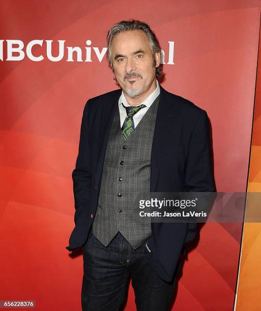 David Feherty attends the 2017 NBCUniversal summer press day The Beverly Hilton Hotel on March 20, 2017 in Beverly Hills, California.