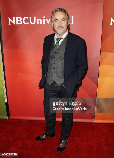 David Feherty attends the 2017 NBCUniversal summer press day The Beverly Hilton Hotel on March 20, 2017 in Beverly Hills, California.