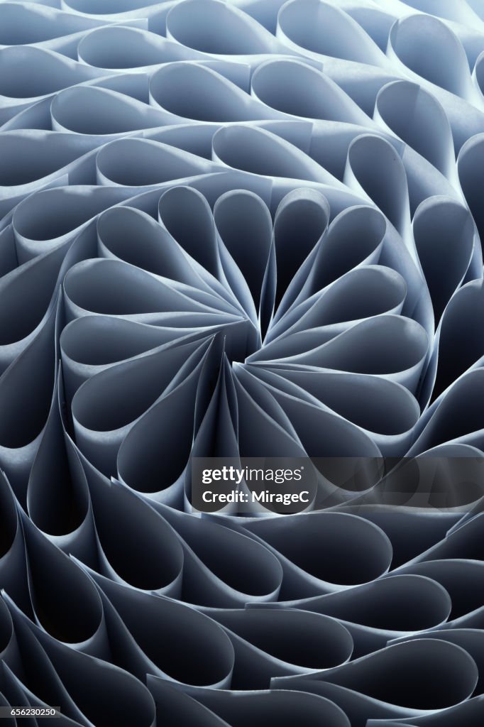 Abstract Paper Flower Pattern