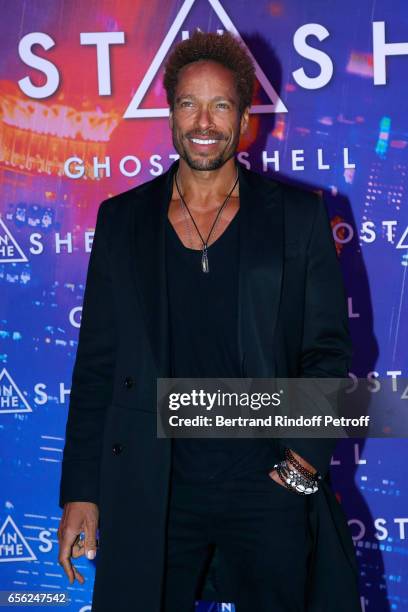 Actor Gary Dourdan attends the Paris Premiere of the Paramount Pictures release "Ghost in the Shell". Held at Le Grand Rex on March 21, 2017 in...