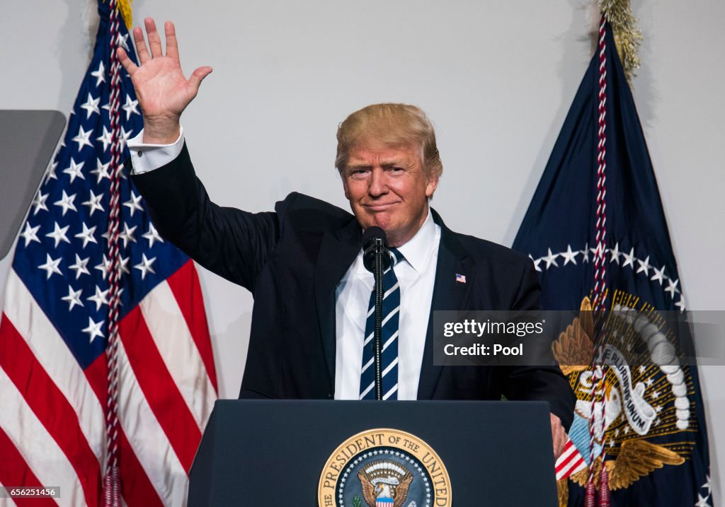 President Trump Speaks At National Republican Congressional Committee March Summit And Dinner