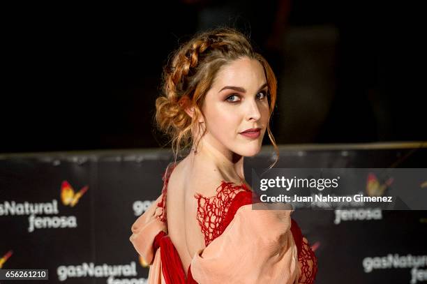 Amarna Miller attends the 'Brava' premiere on day 5 of the 20th Malaga Film Festival at the Cervantes Teather on March 21, 2017 in Malaga, Spain.