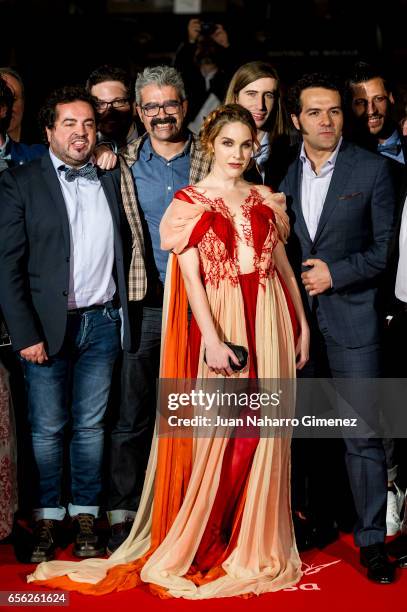 Amarna Miller attends the 'Brava' premiere on day 5 of the 20th Malaga Film Festival at the Cervantes Teather on March 21, 2017 in Malaga, Spain.