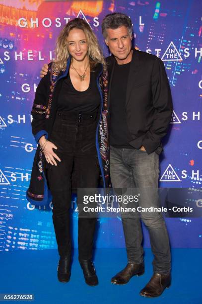 Actress Helene de Fougerolles and her companion, fondator of Meetic, Marc Simoncini attend the Paris Premiere of the Paramount Pictures release...