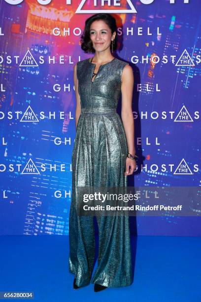 Danusia Samal attends the Paris Premiere of the Paramount Pictures release "Ghost in the Shell". Held at Le Grand Rex on March 21, 2017 in Paris,...