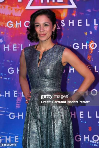 Danusia Samal attends the Paris Premiere of the Paramount Pictures release "Ghost in the Shell". Held at Le Grand Rex on March 21, 2017 in Paris,...