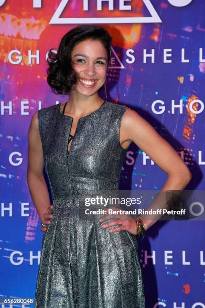 Danusia Samal attends the Paris Premiere of the Paramount Pictures release "Ghost in the Shell". Held at Le Grand Rex on March 21, 2017 in Paris,...