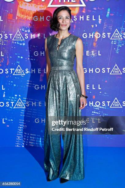 Danusia Samal attends the Paris Premiere of the Paramount Pictures release "Ghost in the Shell". Held at Le Grand Rex on March 21, 2017 in Paris,...