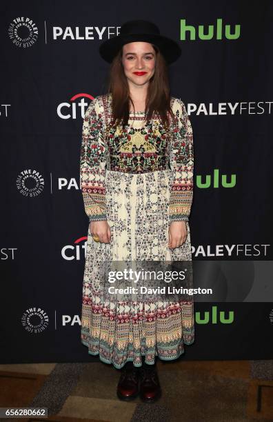 Actress Renee Felice Smith attends The Paley Center for Media's 34th Annual PaleyFest Los Angeles presentation of "NCIS: Los Angeles" at Dolby...