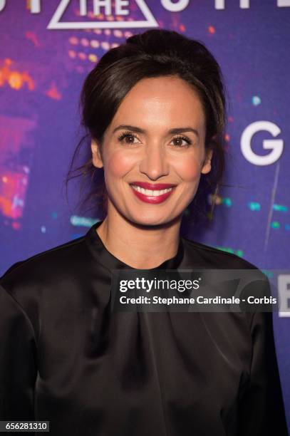 Amelle Chahbi attends the Paris Premiere of the Paramount Pictures release "Ghost In The Shell" at Le Grand Rex on March 21, 2017 in Paris, France.