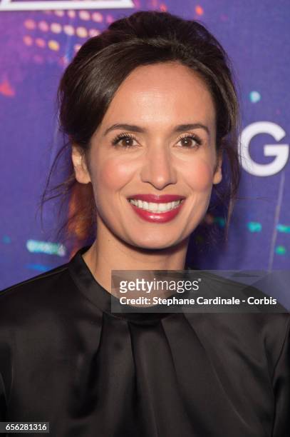 Amelle Chahbi attends the Paris Premiere of the Paramount Pictures release "Ghost In The Shell" at Le Grand Rex on March 21, 2017 in Paris, France.