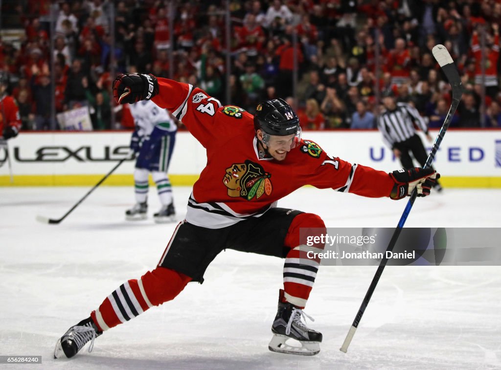 Vancouver Canucks v Chicago Blackhawks