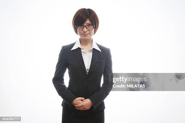 japanese female company employee - newbie stock pictures, royalty-free photos & images