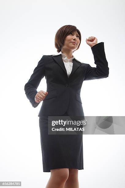 japanese female company employee to run - newbie stock pictures, royalty-free photos & images