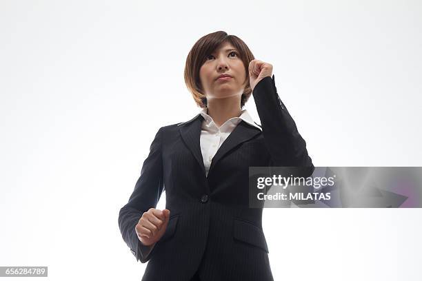 japanese female company employee to run - newbie stock pictures, royalty-free photos & images