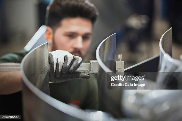 Worker Using Calipers Engineer With Caliper Photos and Premium High Res Pictures - Getty Images