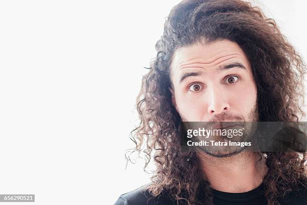 169 Funny Man With Long Hair Photos and Premium High Res Pictures - Getty  Images