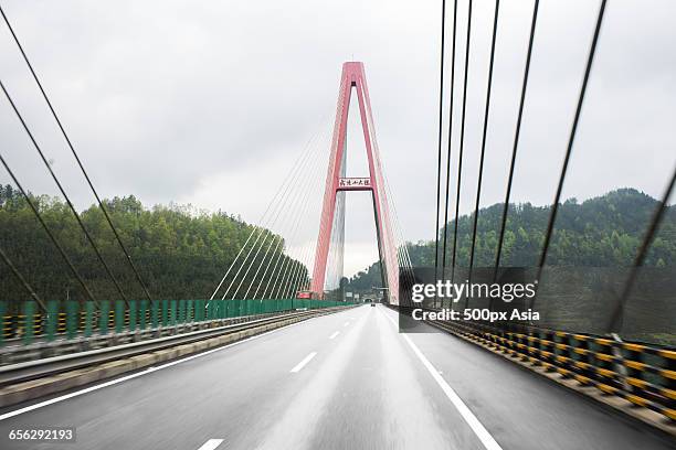 wulingshan mountain - wulingshan bridge stock pictures, royalty-free photos & images