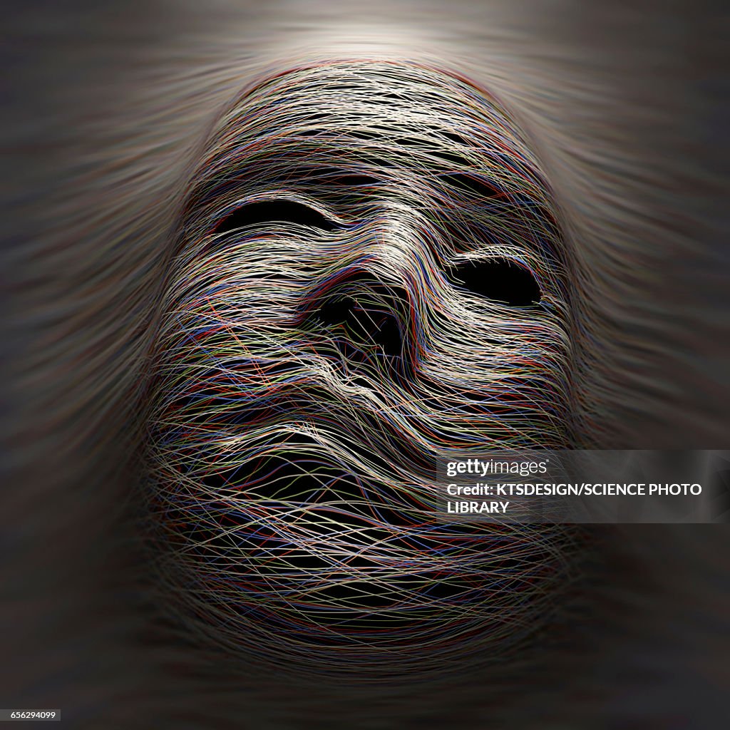 Comically Distorted Distorted Head Illustration High-Res Vector Graphic - Getty Images
