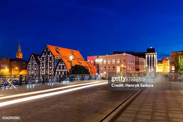 old town of bydgoszcz bydgoszcz, kuyavian-pomeranian, poland - bydgoszcz stockfoto's en -beelden