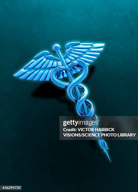 caduceus, illustration - medical symbol 幅插畫檔、美工圖案、卡通及圖標