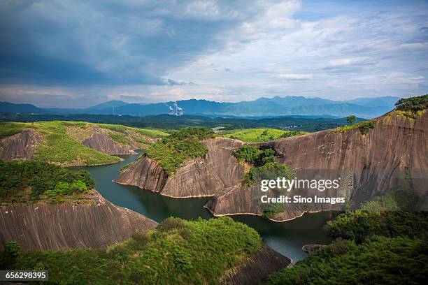 danxia landform - chenzhou stock pictures, royalty-free photos & images