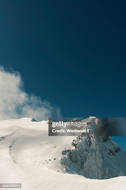 germany, bavaria, mittenwald, karwendelspitze - mittenwald stock pictures, royalty-free photos & images