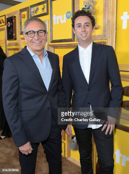 Clothing expert/tv personality Ron Robinson and Max Robinson at truTV's 'Upscale with Prentice Penny' Premiere at The London Hotel on March 21, 2017...