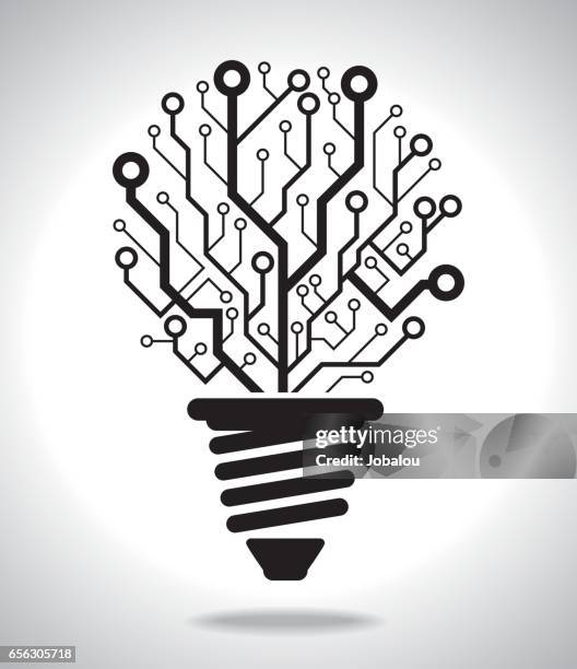 數位化理念燈 - network connection plug 幅插畫檔、美工圖案、卡通及圖標